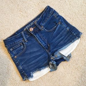 5/$20 EVERYTHING MUST GO -American Eagle hi-rise shortie cutoff shorts